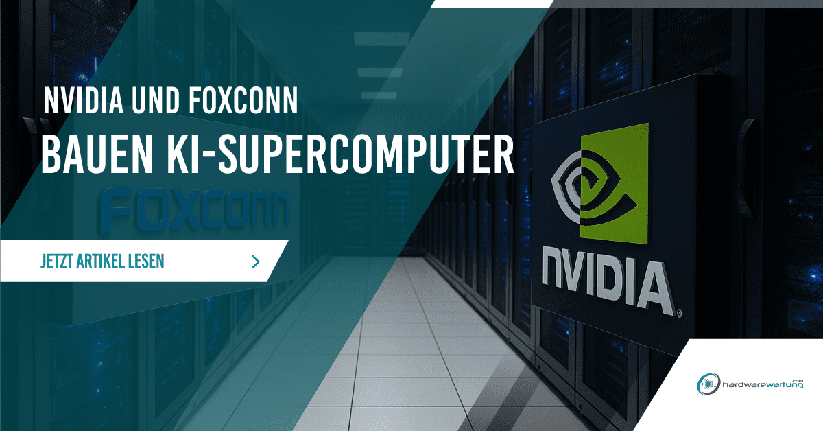 Nvidia und Foxconn bauen KI-Supercomputer in Taiwan