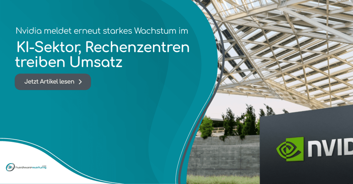 Nvidia meldet erneut starkes Wachstum im KI-Sektor, Rechenzentren treiben Umsatz