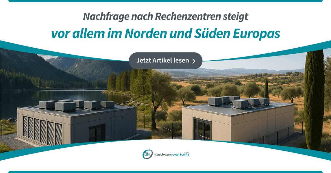 Bericht: Nachfrage nach Rechenzentren wird vor allem im Norden und im Süden Europas steigen