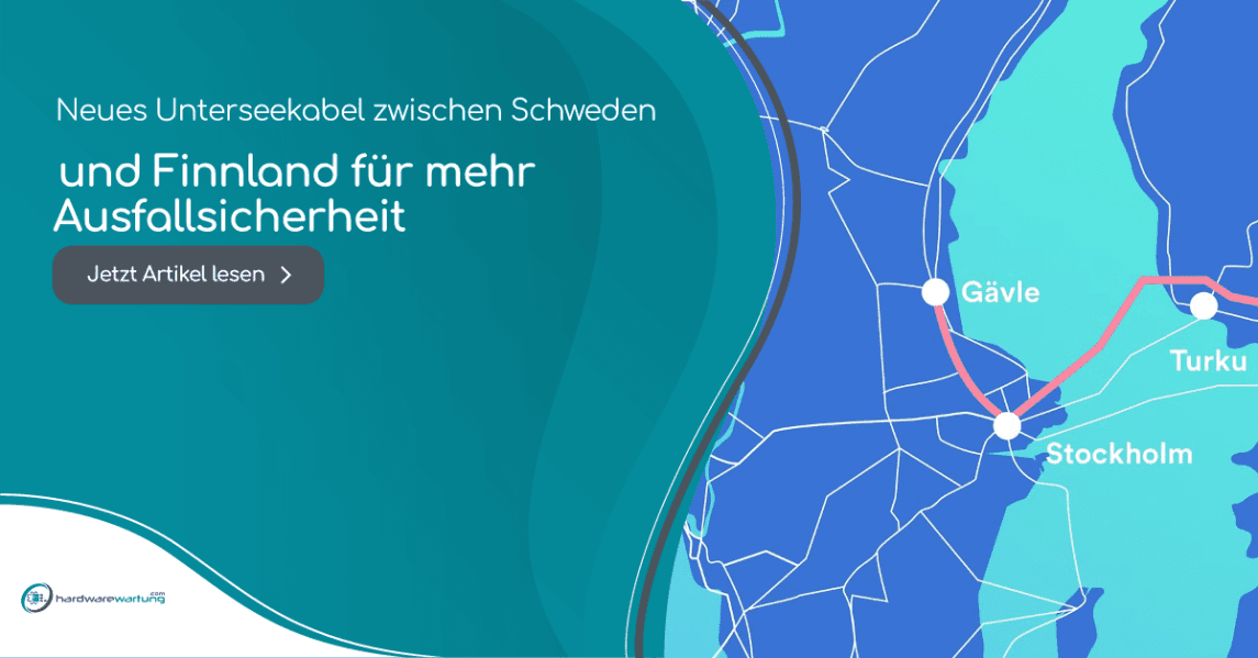 Neues Unterseekabel zwischen Schweden und Finnland soll Ausfallsicherheit stärken