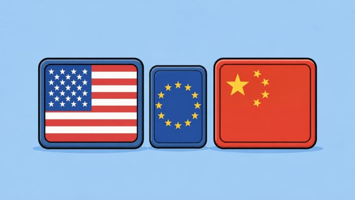 KI-Wettbewerb zwischen den USA und China: die EU dazwischen
