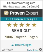 Erfahrungen & Bewertungen zu Hardwarewartung.com eine Marke von Change-IT