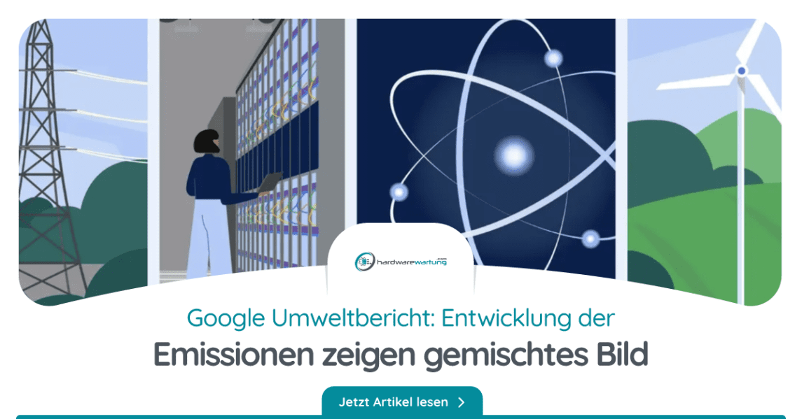 Google Umweltbericht: Entwicklung der Emissionen zeigen gemischtes Bild