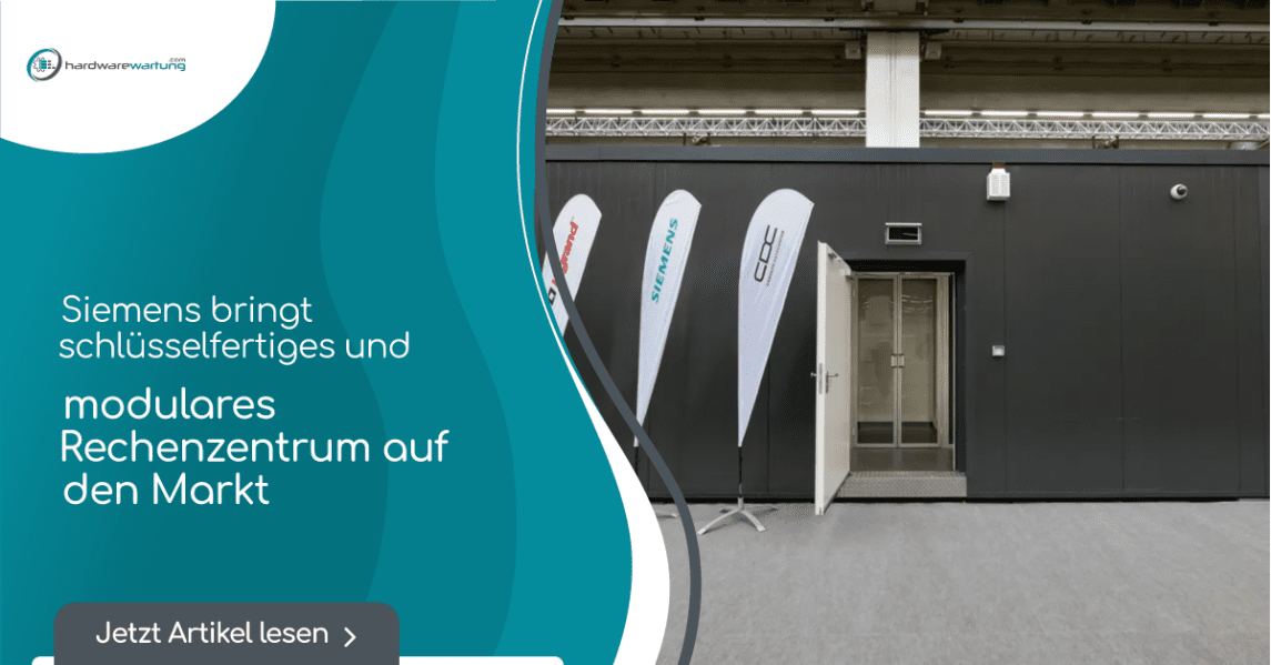 Siemens bringt schlüsselfertiges und modulares Rechenzentrum auf den Markt