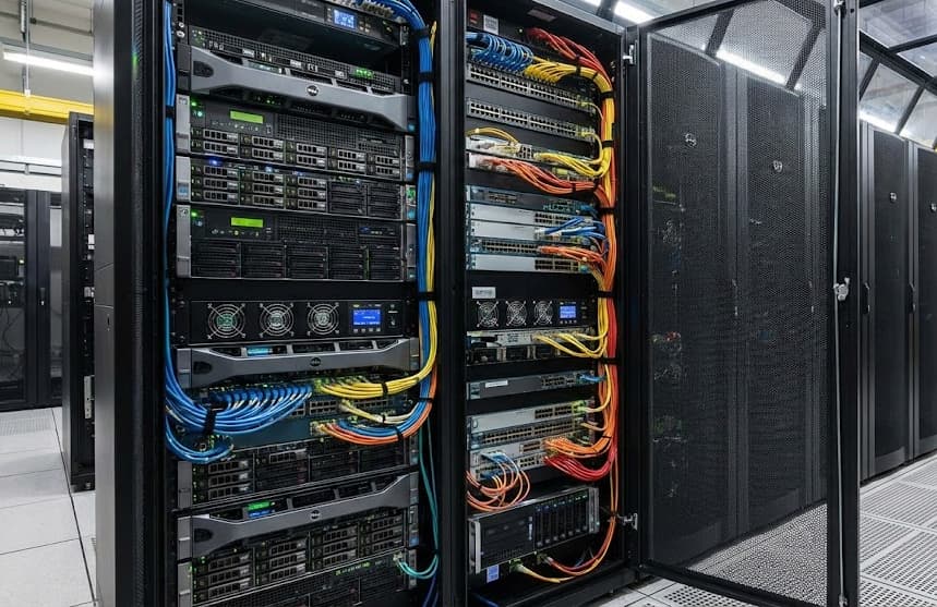Serverschrank: oftmals erste Anlaufstelle bei Serverproblemen
